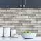 InHome Gray Stone Peel & Stick Backsplash